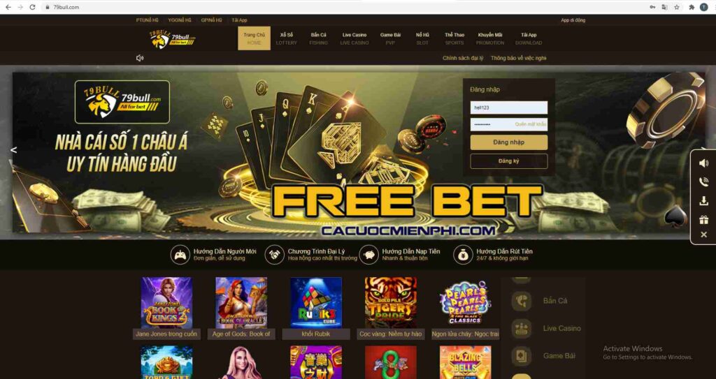 Trang web của Onbet Games sở hữu giao diện chất lượng cao - Onbet